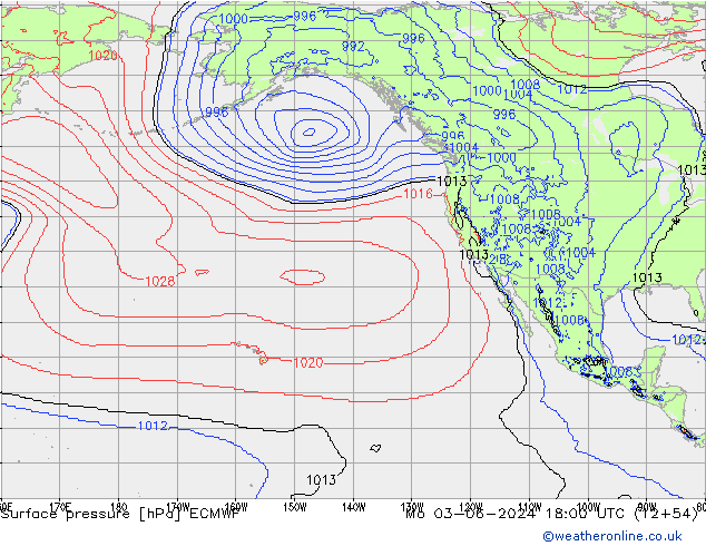 pression de l'air ECMWF lun 03.06.2024 18 UTC