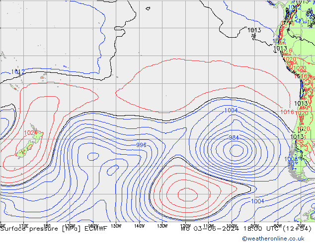 Luchtdruk (Grond) ECMWF ma 03.06.2024 18 UTC