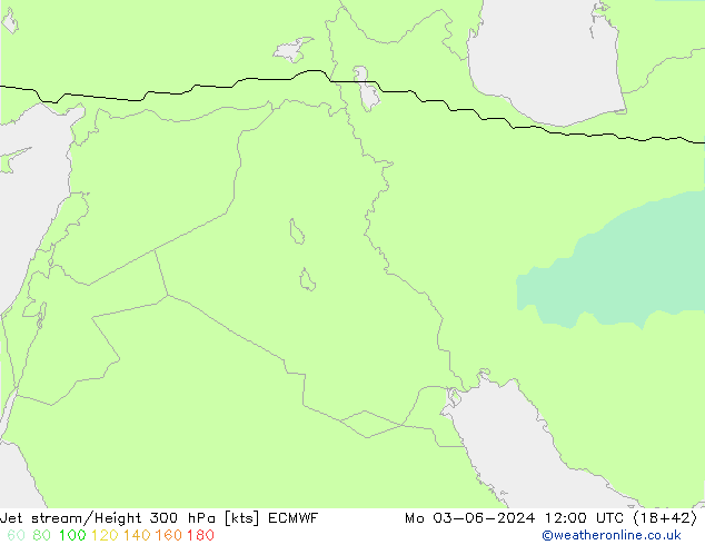 Courant-jet ECMWF lun 03.06.2024 12 UTC