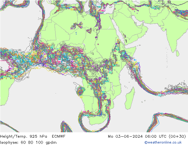 Hoogte/Temp. 925 hPa ECMWF ma 03.06.2024 06 UTC