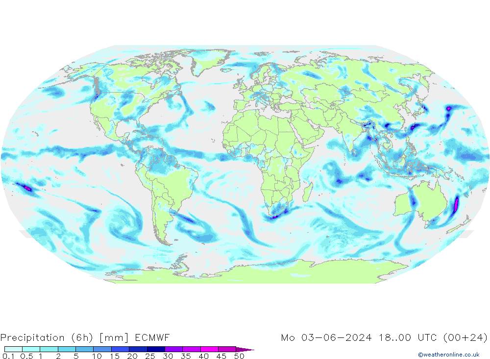 Nied. akkumuliert (6Std) ECMWF Mo 03.06.2024 00 UTC