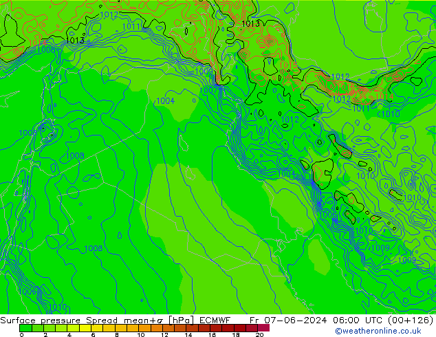     Spread ECMWF  07.06.2024 06 UTC