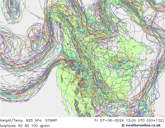 Height/Temp. 925 hPa ECMWF  07.06.2024 12 UTC