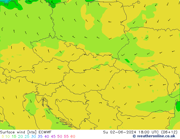 Vento 10 m ECMWF dom 02.06.2024 18 UTC