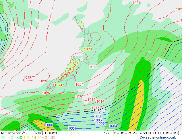 Courant-jet ECMWF dim 02.06.2024 06 UTC