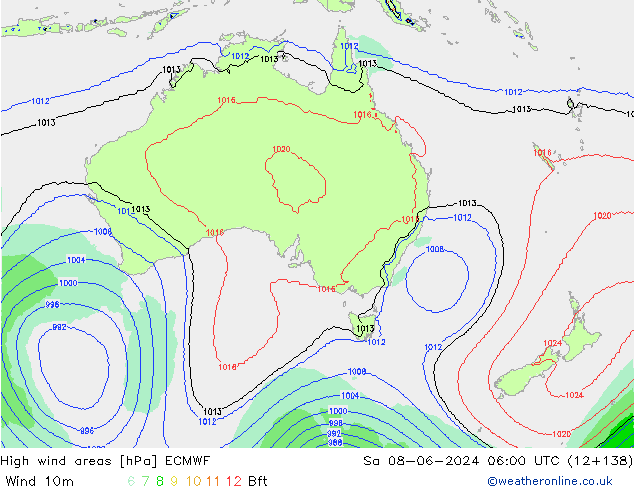 Sturmfelder ECMWF Sa 08.06.2024 06 UTC