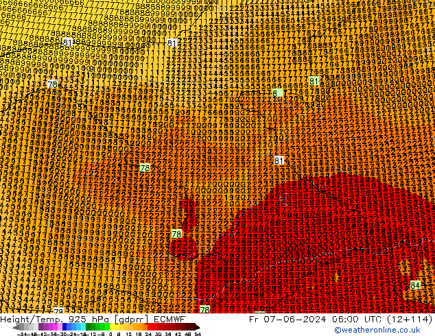 Height/Temp. 925 hPa ECMWF pt. 07.06.2024 06 UTC