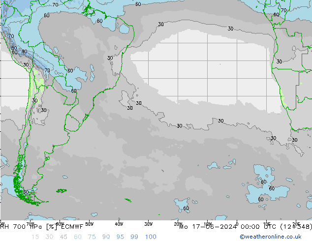 RV 700 hPa ECMWF ma 17.06.2024 00 UTC