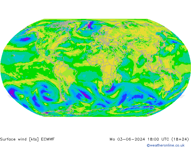 Bodenwind ECMWF Mo 03.06.2024 18 UTC