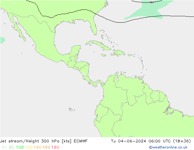 джет ECMWF вт 04.06.2024 06 UTC