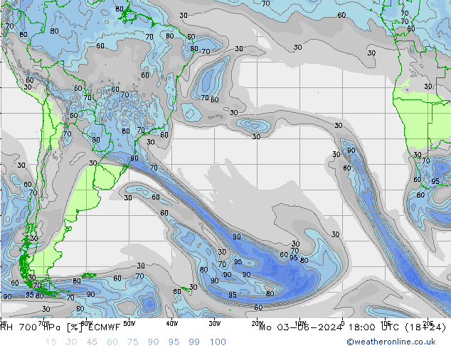 700 hPa Nispi Nem ECMWF Pzt 03.06.2024 18 UTC