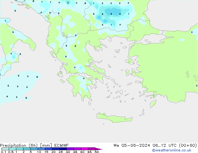 opad (6h) ECMWF śro. 05.06.2024 12 UTC