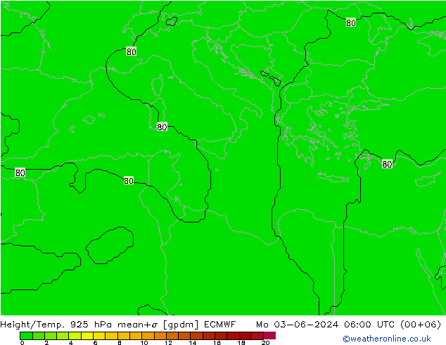 Géop./Temp. 925 hPa ECMWF lun 03.06.2024 06 UTC