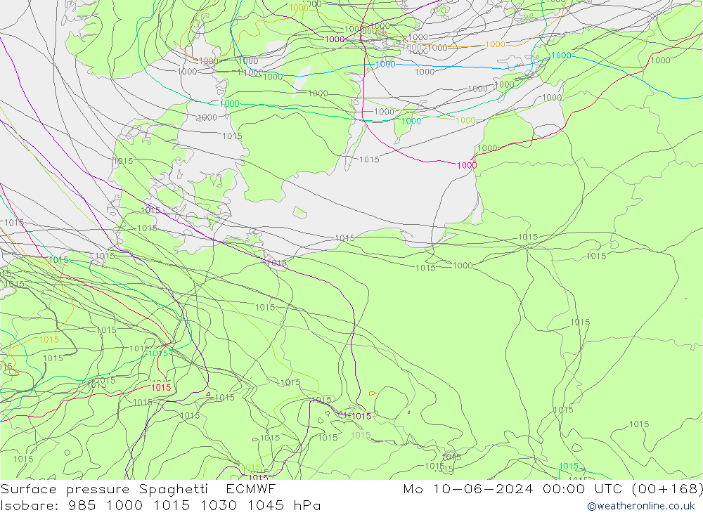     Spaghetti ECMWF  10.06.2024 00 UTC