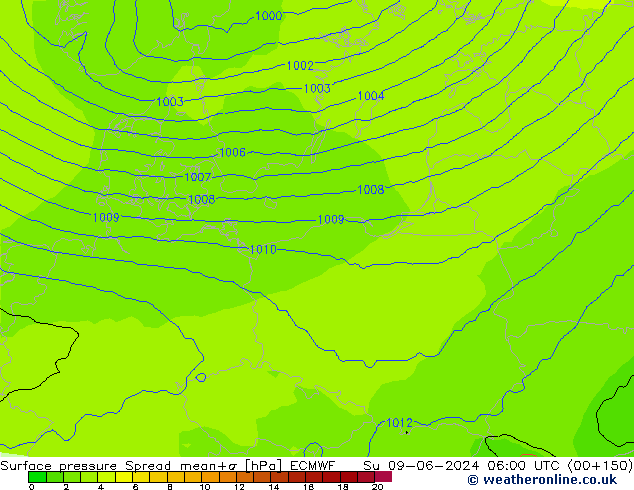     Spread ECMWF  09.06.2024 06 UTC