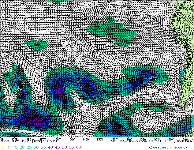 Wind 925 hPa ECMWF So 09.06.2024 06 UTC