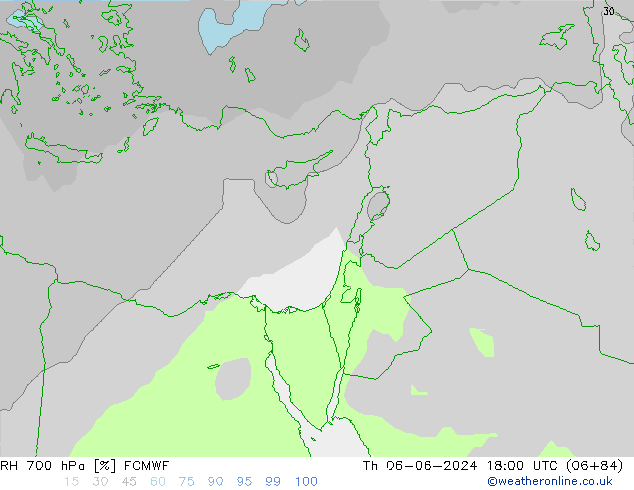 RV 700 hPa ECMWF do 06.06.2024 18 UTC