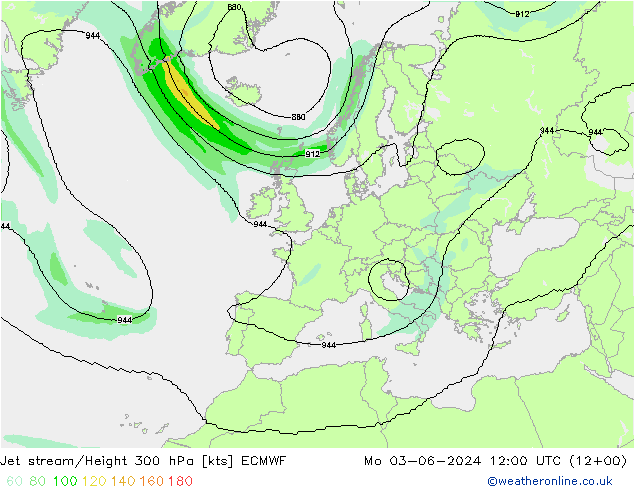 джет ECMWF пн 03.06.2024 12 UTC