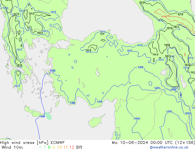 Sturmfelder ECMWF Mo 10.06.2024 00 UTC