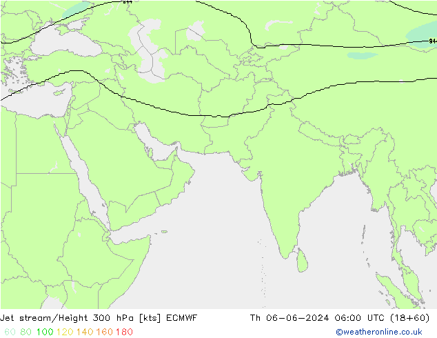 Jet Akımları ECMWF Per 06.06.2024 06 UTC