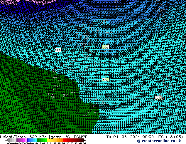 Geop./Temp. 500 hPa ECMWF mar 04.06.2024 00 UTC