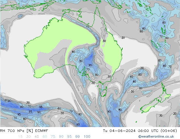 700 hPa Nispi Nem ECMWF Sa 04.06.2024 06 UTC