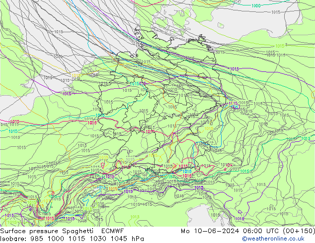     Spaghetti ECMWF  10.06.2024 06 UTC