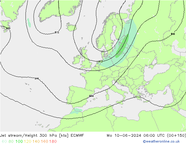 Polarjet ECMWF Mo 10.06.2024 06 UTC