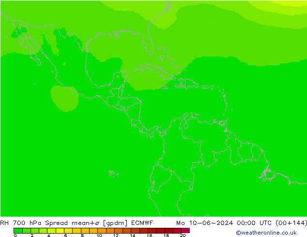 RV 700 hPa Spread ECMWF ma 10.06.2024 00 UTC