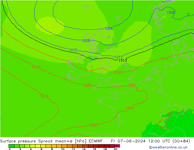     Spread ECMWF  07.06.2024 12 UTC