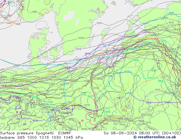     Spaghetti ECMWF  08.06.2024 06 UTC