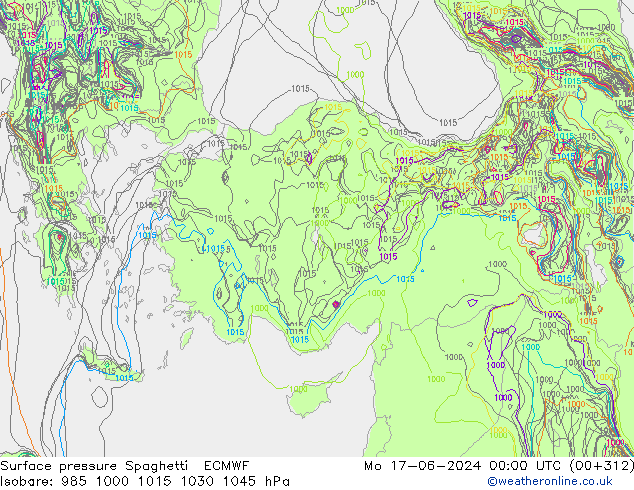     Spaghetti ECMWF  17.06.2024 00 UTC