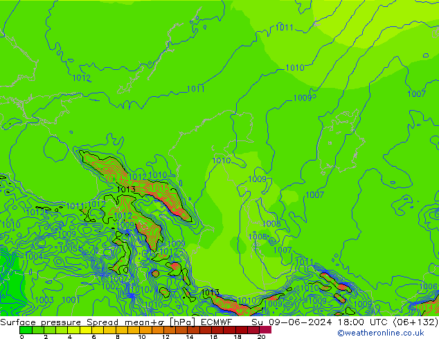     Spread ECMWF  09.06.2024 18 UTC