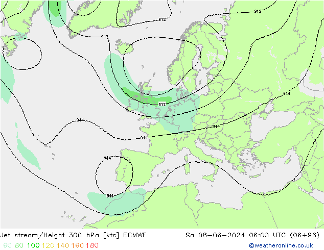 Jet Akımları ECMWF Cts 08.06.2024 06 UTC