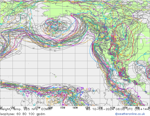 Hoogte/Temp. 925 hPa ECMWF ma 10.06.2024 06 UTC