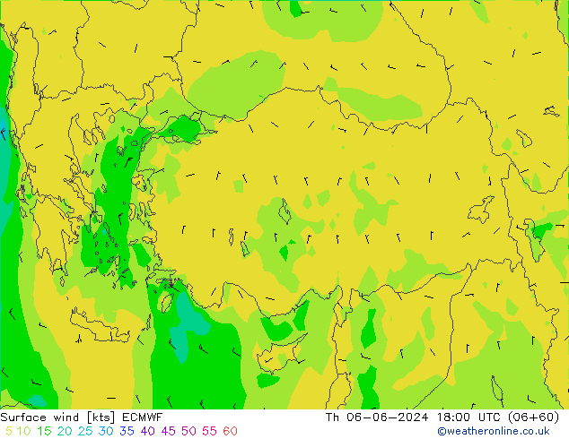  10 m ECMWF  06.06.2024 18 UTC