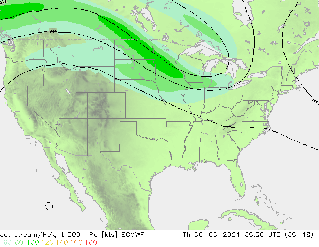 джет ECMWF чт 06.06.2024 06 UTC