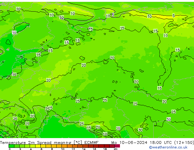     Spread ECMWF  10.06.2024 18 UTC