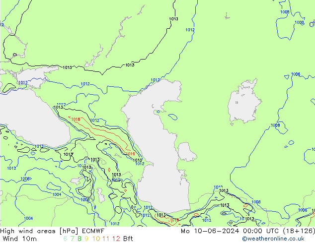 Sturmfelder ECMWF Mo 10.06.2024 00 UTC