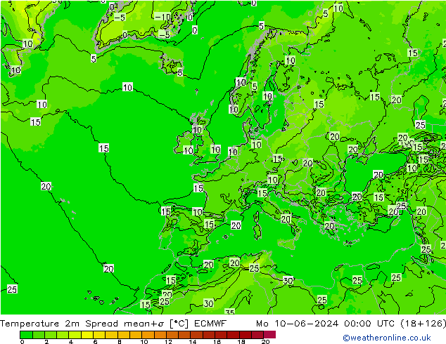     Spread ECMWF  10.06.2024 00 UTC