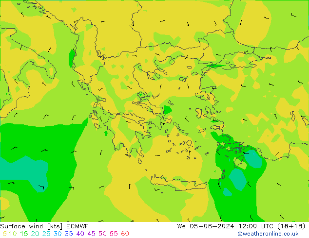  10 m ECMWF  05.06.2024 12 UTC