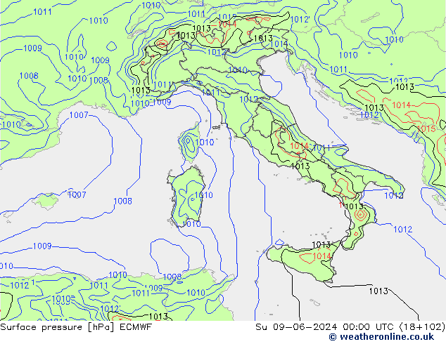      ECMWF  09.06.2024 00 UTC