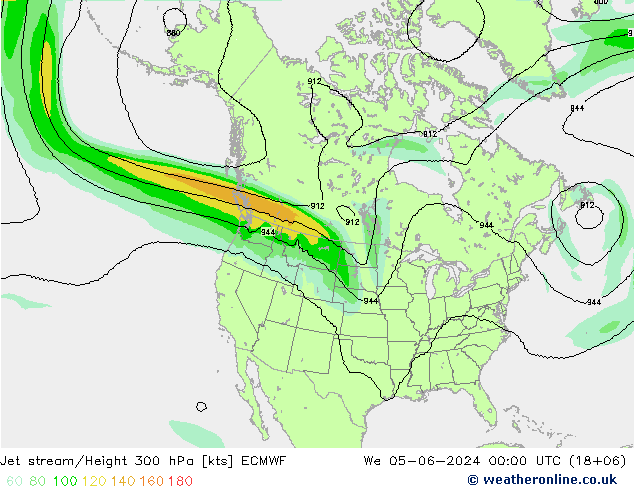 Polarjet ECMWF Mi 05.06.2024 00 UTC