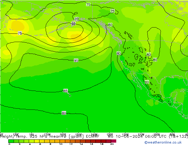 Height/Temp. 925 hPa ECMWF  10.06.2024 06 UTC