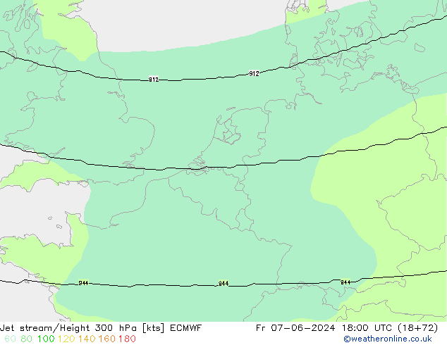 Polarjet ECMWF Fr 07.06.2024 18 UTC