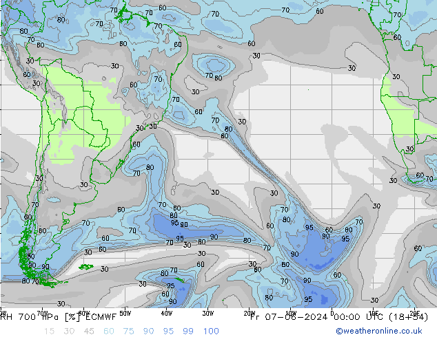 RV 700 hPa ECMWF vr 07.06.2024 00 UTC