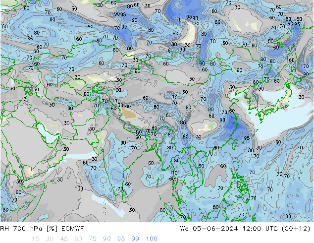 RV 700 hPa ECMWF wo 05.06.2024 12 UTC