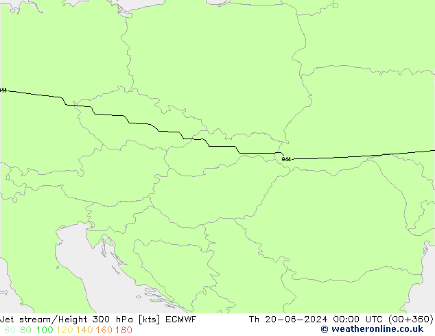 джет ECMWF чт 20.06.2024 00 UTC