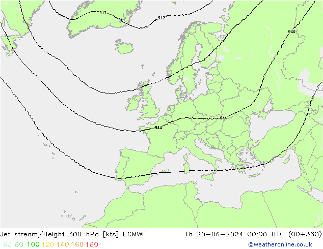 Polarjet ECMWF Do 20.06.2024 00 UTC