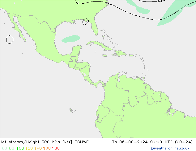 Straalstroom ECMWF do 06.06.2024 00 UTC